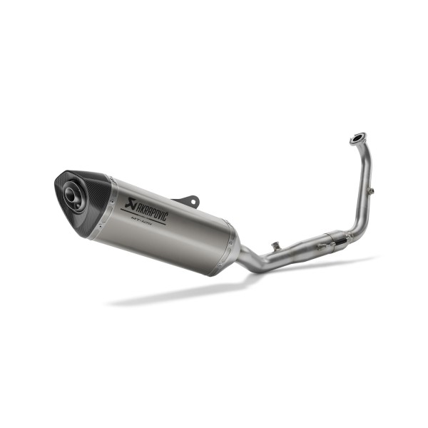 Impianto di scarico completo Akrapovic in titanio per Yamaha MT-125 (20-) originale