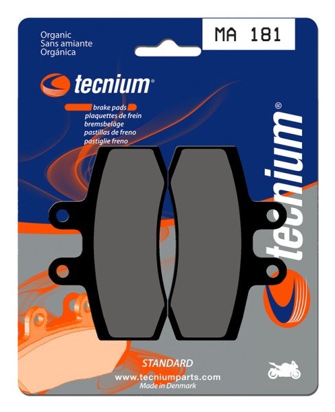 Pastiglie freno organiche Tecnium Street - MA181