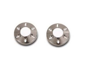 Coperchio originale per gamba forcella, alluminio, bianco per Moto Guzzi Eldorado