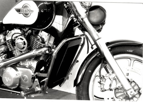 Protezione motore cromata per Honda VT 1100 C (87-93) Hepco & Becker