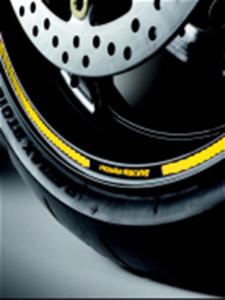 Set di decalcomanie originali Honda CB 650 F/ CBR 600 RR giallo