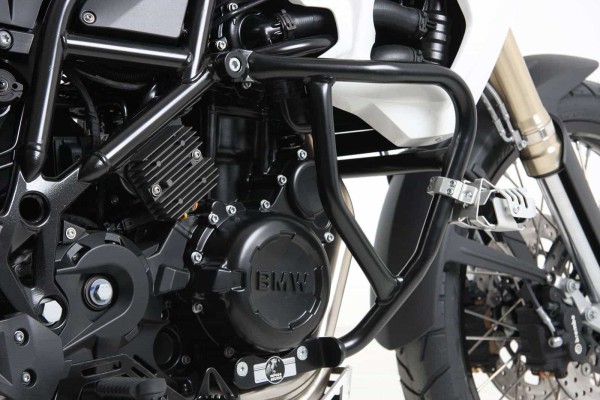 Protezione motore nera per BMW F 650 GS Twin (08-11)/F 700 GS (12-17) Hepco & Becker