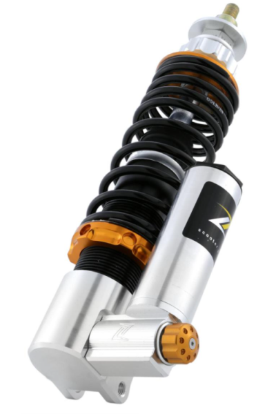 Ammortizzatore anteriore per Vespa GTS/​GTS Super/​GTV/​GT 60/​GT/​GT L, argento/arancione