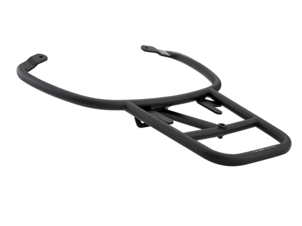 Portapacchi posteriore per Vespa Primavera /Sprint /Elettrica 50-150ccm, nero opaco