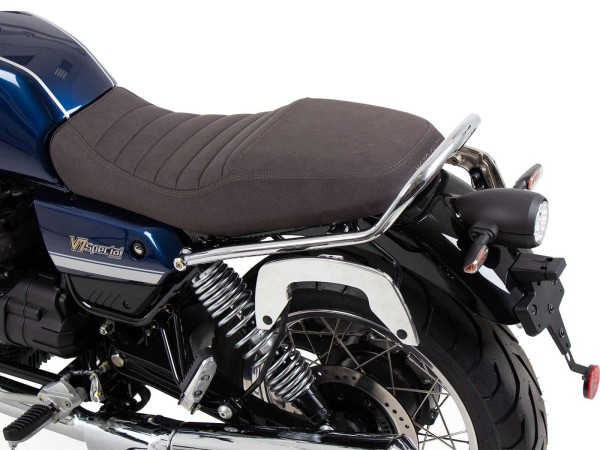 Portapacchi laterale C-Bow cromato per Moto Guzzi V7 850 Special/Stone/Centenario (21-24) Hepco & Becker