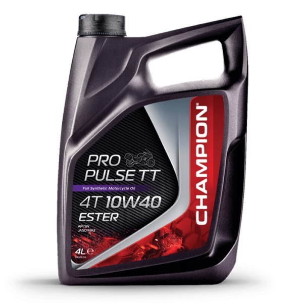 CHAMPION® Olio motore Pro Pulse TT 4T 10W-40 Ester - 4 litri