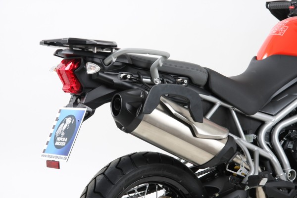 Portapacchi laterale C-Bow nero per Triumph Tiger 800 XC/XCX/XCA (2015-2017)