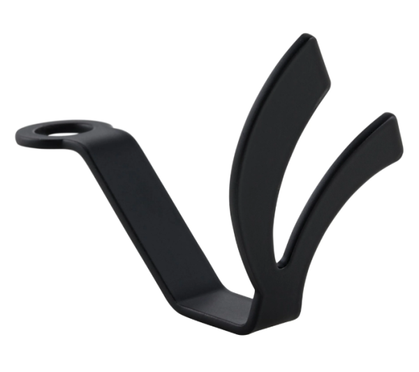 Gancio per casco, sotto la sella per Vespa, nero opaco