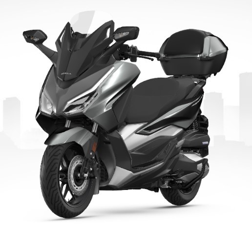 Top Case 35L incl. portapacchi Forza 350 (2021-) NHC74M MAT ROBUST GREY METALLIC originale Honda