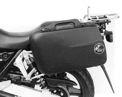 Portavaligie laterale fisso nero per Honda CB 1000 F Big One (93-97) Hepco & Becker
