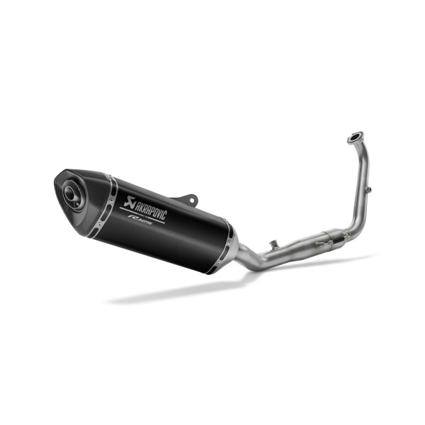 Sistema di scarico completo Akrapovic nero per Yamaha YZF R 125 (23-)