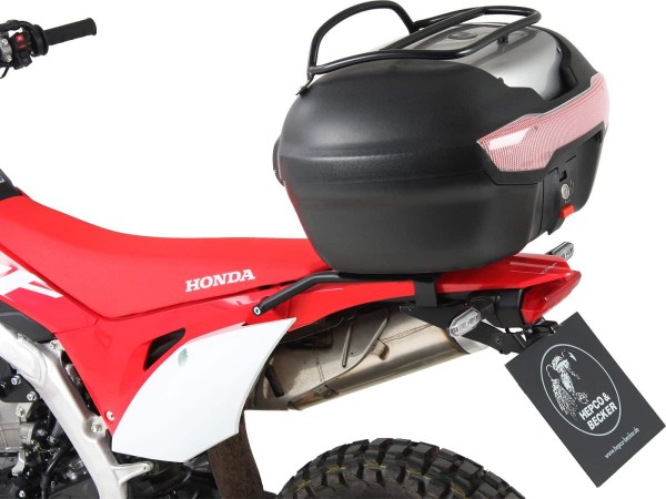 Portapacchi nero incluso Journey Topcases 40 nero/argento per Honda CRF 450 L (19-21)