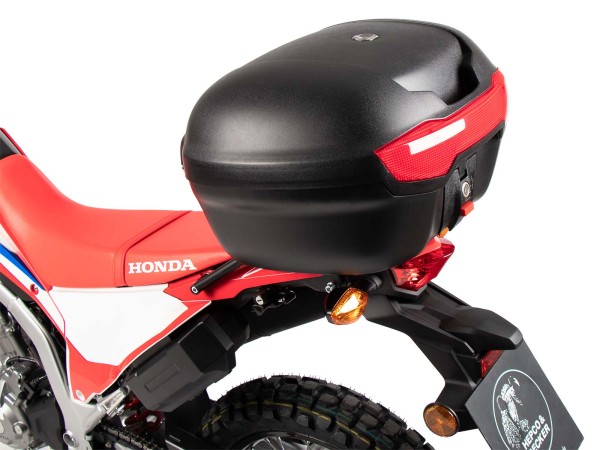 Portapacchi nero incluso Journey Topcases 40 nero/argento per Honda CRF 300 Rally (21-)