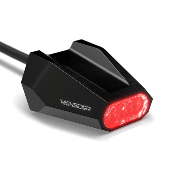 HIGHSIDER pro Split-V Luce posteriore a LED nera/trasparente omologata E (1 pezzo)