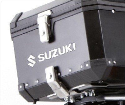 Logo Suzuki - Set valigie "Alu Box" per Suzuki V-Strom 650 BJ. 2012-2016
