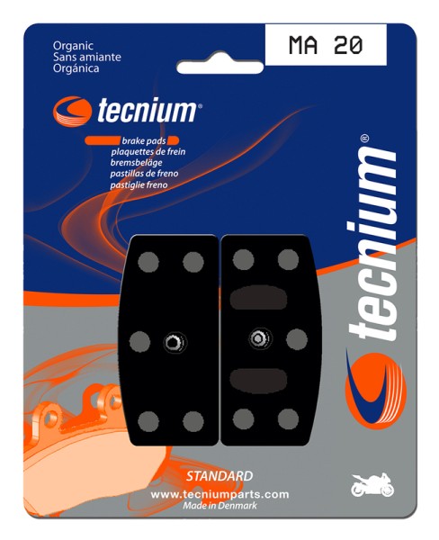 Pastiglie freno organiche Tecnium Street - MA20