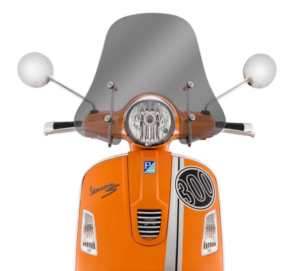 Parabrezza ERMAX Sportivo per Vespa GTS/GTS Super/GT/GT L (-'22), oscurato