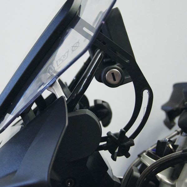 Staffa di rinforzo parabrezza per BMW R 1200 GS LC /Adventure LC, R 1250 GS, nero
