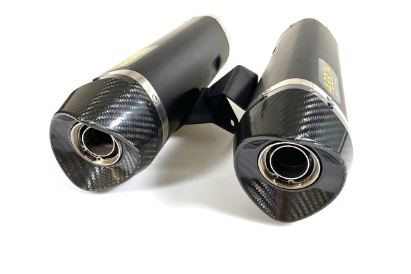ARROW Auspuff DARK THUNDER für Aprilia Dorsoduro SMV750 2009-2017 / Dorsoduro 900 2017-2019