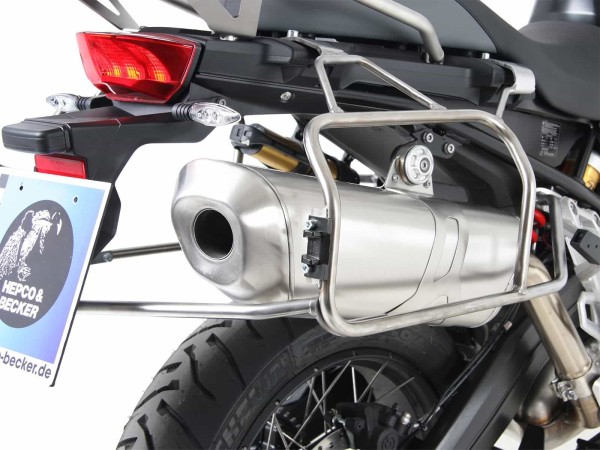 Portavaligie laterale in acciaio inox per Xplorer Portavaligie 40/37 per BMW F 850 GS