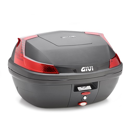 B47 BLADE MONOLOCK bauletto con piastra e catarifrangenti rossi Givi