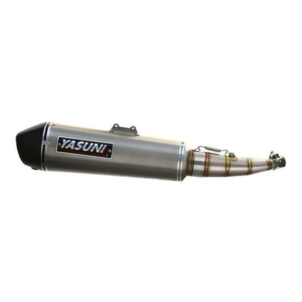 Yasuni Scooter 4 sistema completo acciaio inox look titanio/capo nero ABS Yamaha X-Max 300