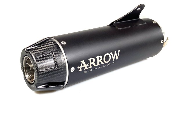 Scarico ARROW REBEL DARK Slip-On con terminale in fibra di carbonio per Honda CMX 1100 Rebel (21-25)