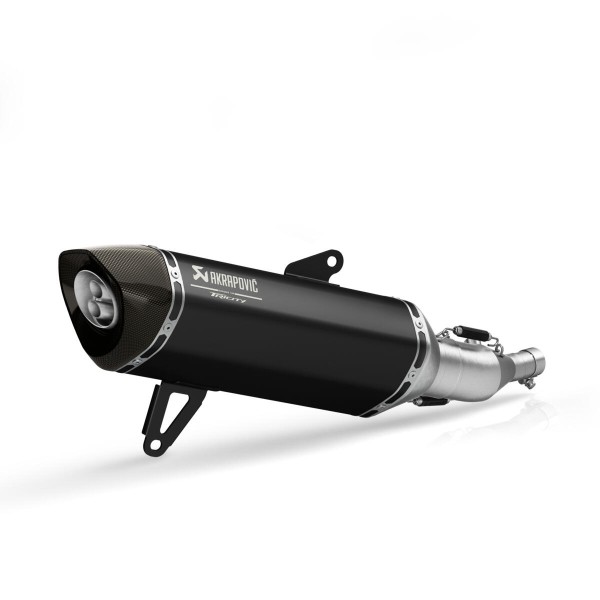 Terminale slip-on per Tricity 300, nero Akrapovic