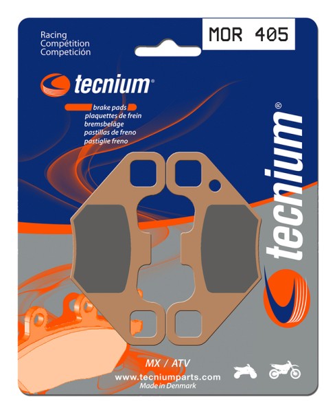 Pastiglie freno Tecnium Racing MX/ATV in metallo sinterizzato - MOR405