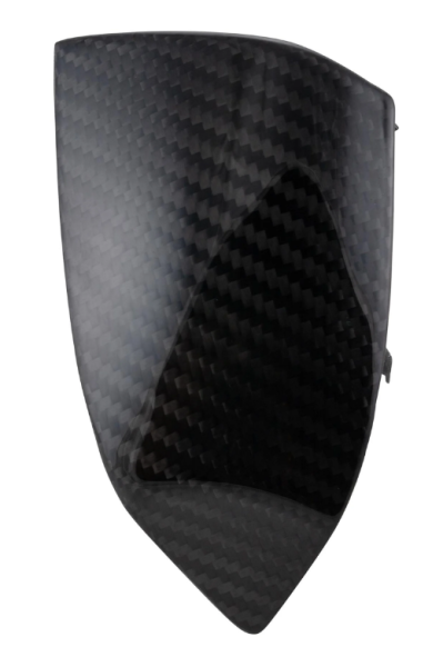 Terminale sottoscocca destro per Vespa Primavera/​Sprint 50-150ccm 2T/​4T AC, carbonio