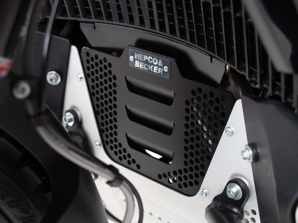 Piastra aggiuntiva per la piastra di protezione motore originale per Husqvarna Norden 901 (22-) Hepco & Becker