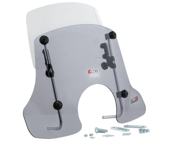 Parabrezza FACO "Twin-Screen" per Vespa PX 80-200cc, colorato