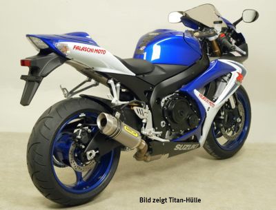 ARROW Auspuff THUNDER für Suzuki GSX-R 600 / 750 Modelljahr 2006-2007, Aluminium