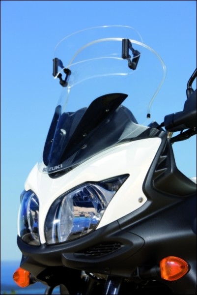 Cupolino da turismo Vario (trasparente) per Suzuki V-Strom 650 BJ. 2012-2016