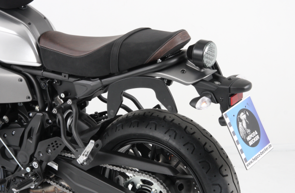 Portapacchi laterale C-Bow nero per Yamaha XSR 700 / XSR 700 Xtribute (Bj.16-) Hepco & Becker
