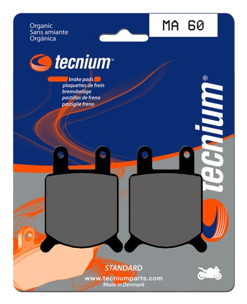 Pastiglie freno organiche Tecnium Street - MA60