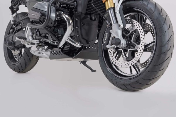 Piastra di protezione motore SW-Motech nera per BMW R 12 G/S (25-)
