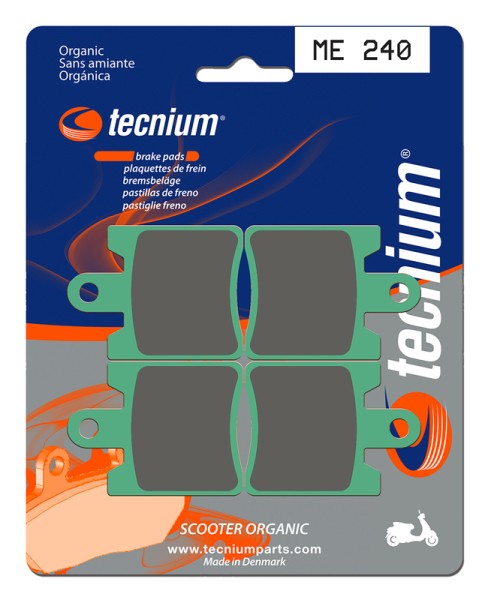 Pastiglie freno organiche per scooter Tecnium - ME240