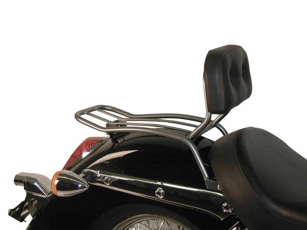 Solorack con schienale cromato per Honda VT 750 C Shadow (08-16) Hepco & Becker