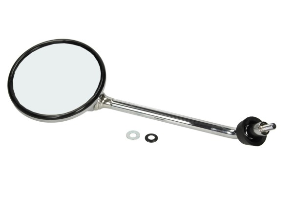 Specchio, sinistro, cromato, con filettatura sinistrorsa