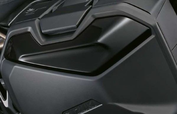 Set coperchio valigia laterale nero per Suzuki GSX-S 1000 GT (21-) Originale