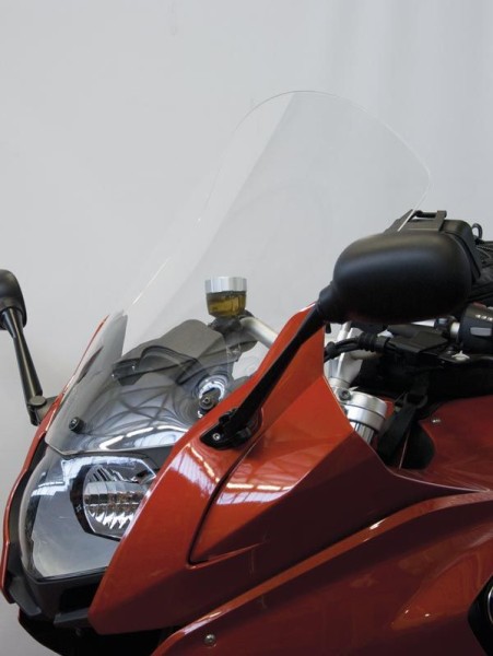 Parabrezza maggiorato, tipo originale su staffe originali per BMW F 800 GT (12-19), fumè chiaro