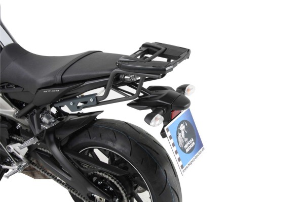 Portabagagli Easyrack nero, portabagagli base in antracite per Yamaha MT-09 (Bj.14-16) Hepco & Becker