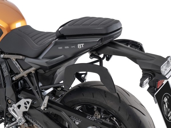 Portapacchi laterale C-Bow nero per Suzuki GSX-8T (25-) Hepco & Becker