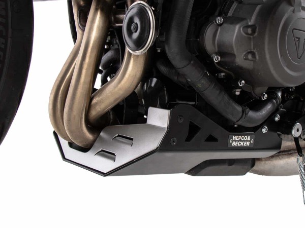 Spoiler anteriore rosso/nero per Triumph Trident 660 (21-) Hepco & Becker