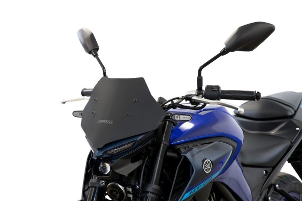 Parabrezza basso nero opaco per Yamaha MT-03 (22-)