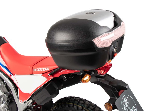 Portapacchi nero incluso Journey Topcases 40 nero/argento per Honda CRF 300 Rally (21-)