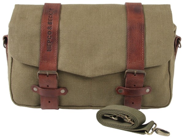 Borsa per corriere LEGACY M verde per portapacchi C-Bow Hepco & Becker