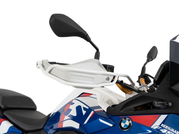 Set di protezioni per manubrio bianco per BMW F 450 GS (25-) Hepco & Becker