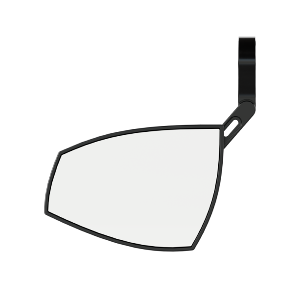 HIGHSIDER pro bar end mirror Wave nero/argento (coppia)
